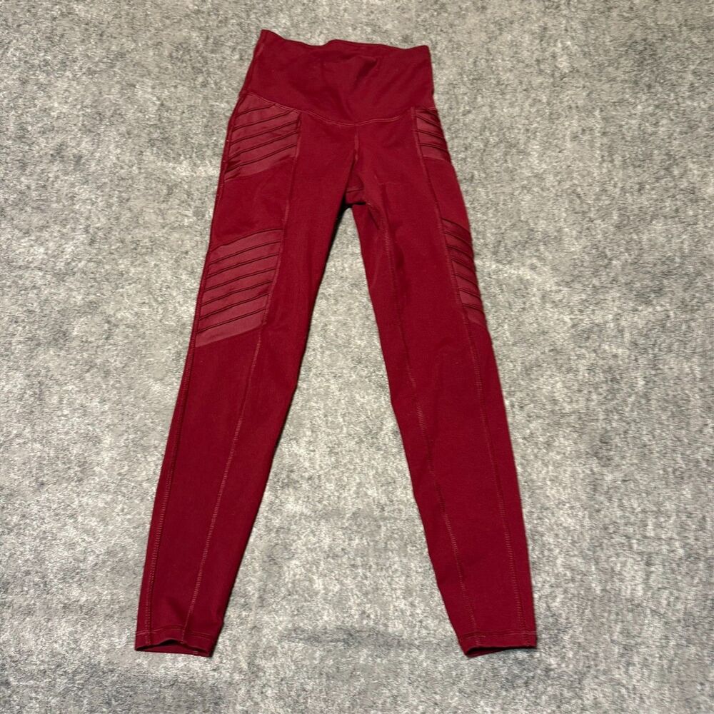 Old Navy Womens Active Pants Size XS Red Go-Dry Joggers Compression Leggings